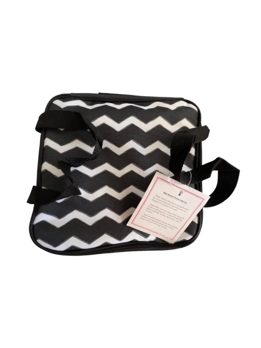 Thirty-One Chevron Print Thermal Insulated Tote Bag With Water-Resistant Lining